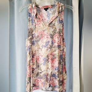 Floral Pastel Sleeveless Top